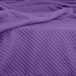 Покрывало 75x95 Lavander Knitted Braid COSAS орхидея