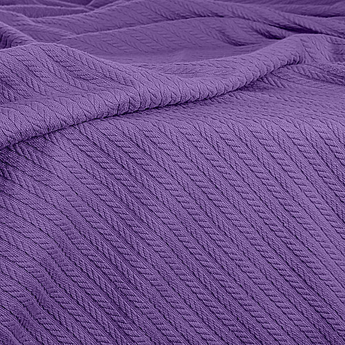 Покрывало 75x95 Lavander Knitted Braid COSAS орхидея