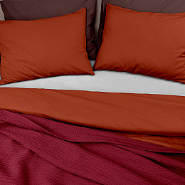 Покрывало 75x95 Ruby Knitted Braid COSAS бордо