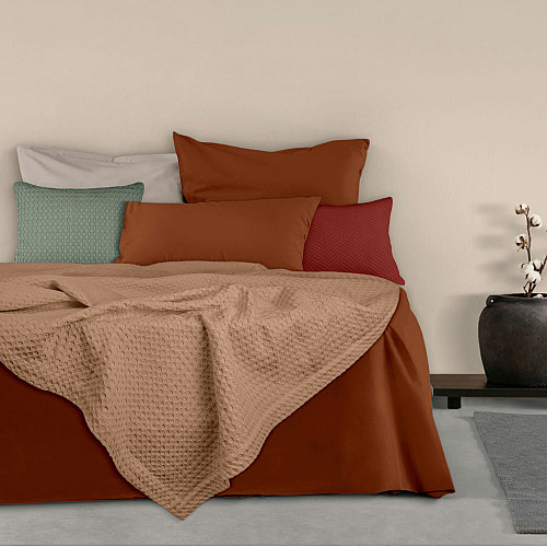 Покрывало 75x95 Copper Waffle Weave COSAS медный