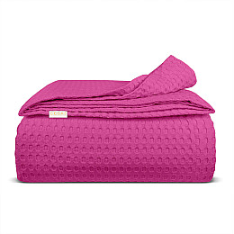 Покрывало 75x95 Candy Waffle Weave COSAS Фуксия