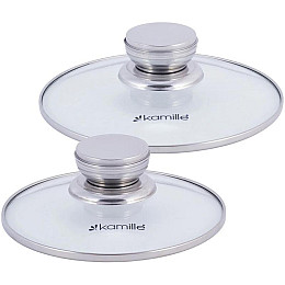 Набір 2 каструлі Desiree 1.5л 3л з нержавіючої сталі з вимірювальною шкалою DP36496 Kamille