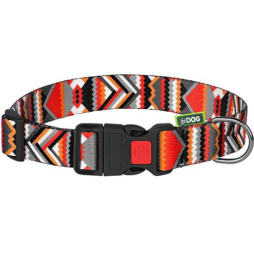 Ошейник для собак Hi Dog XS 10 мм 18-28 см Geometric Різнокольоровий (2100102210012)