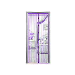 Дверная антимоскитная шторка - сетка на магнитах Magnetic Mesh 210х120 см Фиолетовая 429-42727612