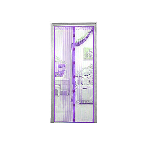 Дверная антимоскитная шторка - сетка на магнитах Magnetic Mesh 210х120 см Фиолетовая 429-42727612