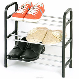 Підставка для взуття Artmoon 420x190x475 мм Чорний/хром