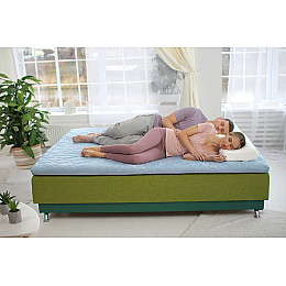 Топпер Dormeo Ролл Ап 7 зон 80х190 см Голубой