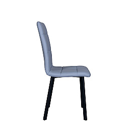 Стул Max's furniture Мичиган 01 Черный/Светло-серый