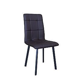 Стул Max's furniture Мичиган 01 Черный/Темно-коричневый