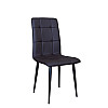 Стул Max's furniture Мичиган 02 Чорний/Темно-коричневий