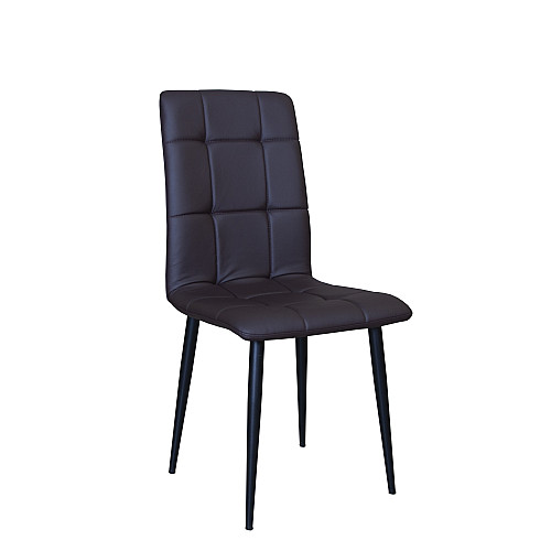 Стул Max's furniture Мичиган 02 Чорний/Темно-коричневий