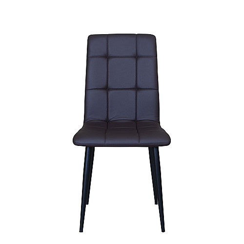 Стул Max's furniture Мичиган 02 Чорний/Темно-коричневий