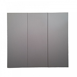 Кухонный пластиковый подвесной шкаф Mikola-M 90 см с покрытием HPL 1122 mat