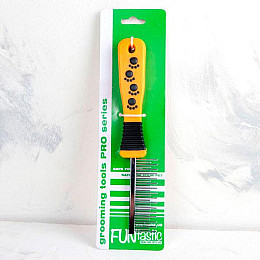 Расческа для собак FunTastic з зубцями чергуючої довжини 20x4 см