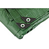 Тент двусторонний MASTERTOOL 3х5 м 130 г/м² Khaki and silverо (89-1305)