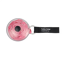 Сумка-шоппер складна в брелоку для покупок багаторазова ShoppingStyle Рожева (IBH047P)