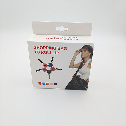 Сумка-шоппер складная в брелоке для покупок многоразовая ShoppingStyle Розовая (IBH047P)