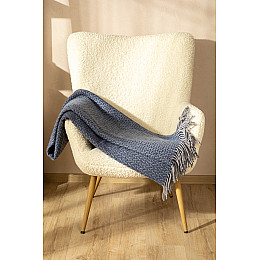 Плед Lanavitta 22430253 Бамбук 140*200 Синій (2000990162267)