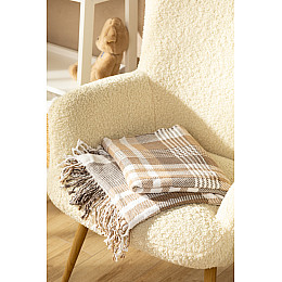 Плед Lanavitta 21181076 Корфу 140*200 Бежевий (2000990162328)