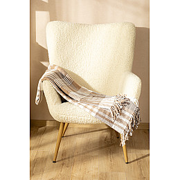 Плед Lanavitta 21181076 Корфу 140*200 Бежевий (2000990162328)