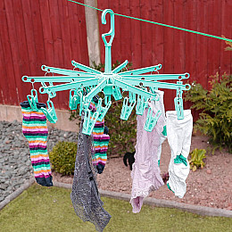 Вішалка карусель на 16 прищепок М'ятний HMD 107-10228383