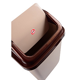 Контейнер для сміття Violet House 0099 20 л BROWN-CAPPUCCINO (6924580)