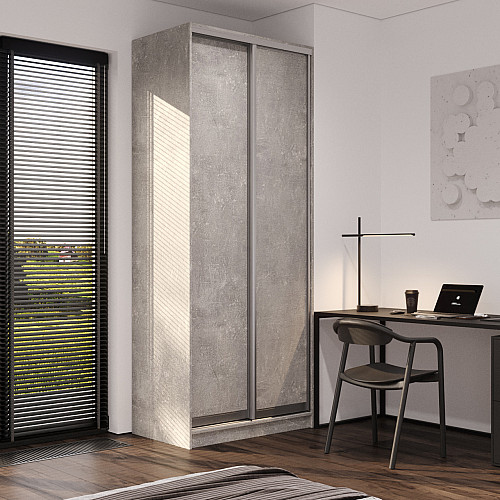 Шкаф-купе ViAnt Ligth1 1000х450x2200 мм Индастриал (11381)