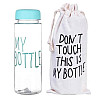 Бутилка для води My Bottle з чохлом 500 мл прозора/синя 500-500