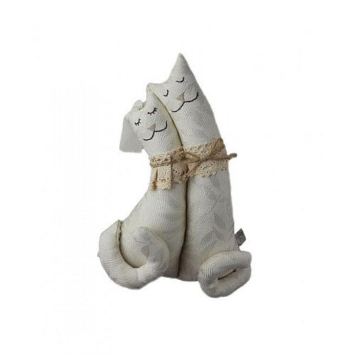 Интерьерная игрушка Прованс Коты неразлучники 28 см Разноцветный (2099)