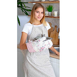 Кухонный фартук Прованс Bella One Size Серо-бежевый (1770)