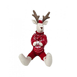 Интерьерная игрушка Прованс Олень Deer Joe 45 см Разноцветный (2077)