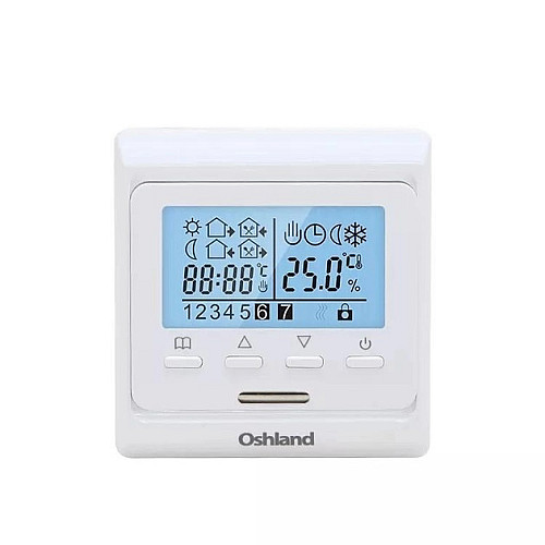 Терморегулятор для теплого пола Oshland М6 Белый (050695)