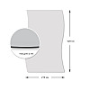 Зеркало акриловое самоклеющееся Sticker Wall 270x420x2 мм SW-00001519