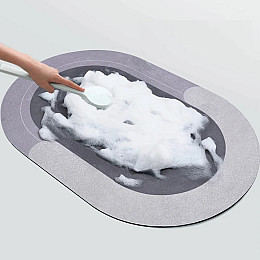 Коврик влаговпитываючий UKC 350G 38х58см Сірий (16316-hbr)