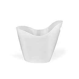 Ведро для льда с одной ручкой из полистирола белое One Chef 5 л