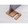 Держатель для мобільного гаджета з дерева ecoWalnut 45х80х10 мм