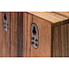Дерев'яна ключниця на стіну зі скляним віконцем ecoWalnut 180x141x82 мм