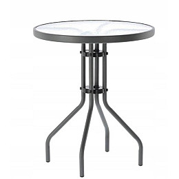 Садовый стол Chomik Garden Line MAJORKA 60х60х70 см Серый