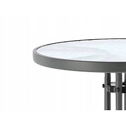 Садовий стіл Chomik Garden Line MAJORKA 60х60х70 см Сірий