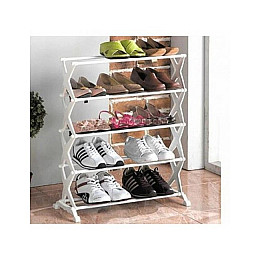Полка для зберігання взуття Shoe Rack 5 полиць на 15 пар
