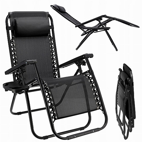 Комплект шезлонгов Jumi Relax Black 2 шт