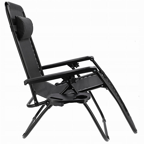 Комплект шезлонгов Jumi Relax Black 2 шт