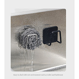 Крючок для кухни из нержавеющей стали держатель ANbeauty 2 шт Black (AN0103390)