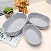 Набір з 3 плетених кошиків для зберігання ANbeauty Gray (AN0103414)