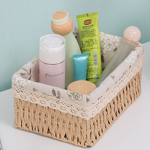 Плетена кошик для зберігання з лози 22,5х16х11 см ANbeauty (AN0103433)