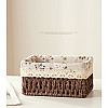 Плетена кошик для зберігання з лози Small 18,5х12,5х10 см ANbeauty Brown (AN0103435)