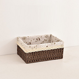 Плетена кошик для зберігання з лози 26,5*20*12,5 см ANbeauty Brown (AN0103437)