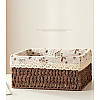 Плетена кошик для зберігання з лози 26,5*20*12,5 см ANbeauty Brown (AN0103437)