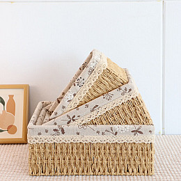 Набір плетених кошиків для зберігання з лози ANbeauty 3 шт (AN0103438)