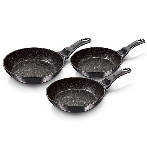 Набор сковородок Berlinger Haus Metallic Line Carbon Pro Edition (BH-6903)